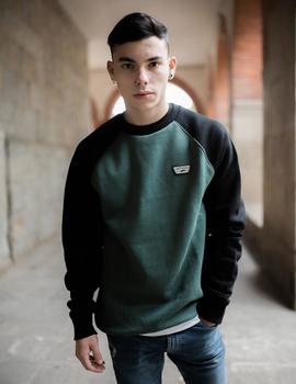 Sudadera RUTLAND III - Verde/Negro