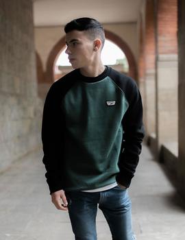 Sudadera RUTLAND III - Verde/Negro