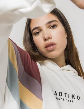 Sudadera Capucha Kaotiko KARA - Marfil