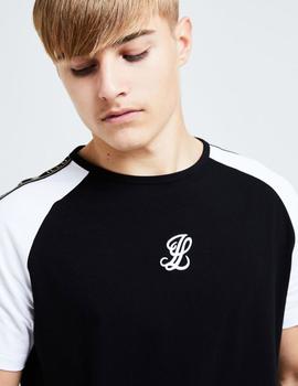 Camiseta Illusive London DIVERGE RAGLAN - Black-White