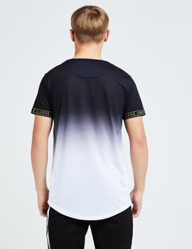 Camiseta Illusive London DIVERGE FADE TECH - Black-White