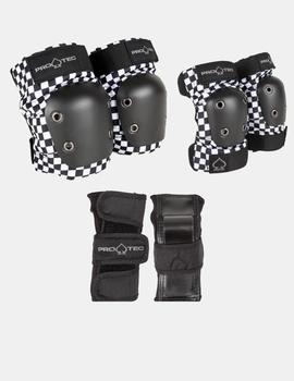 Set Protección Street Gear YR 3 Pack - Black Check