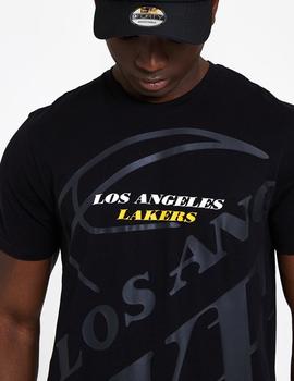 Camiseta BIG LOGO LA LAKERS - Negro
