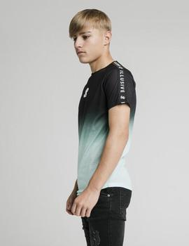 Camiseta Illusive London TAPE FADE LOGO - Black Mint