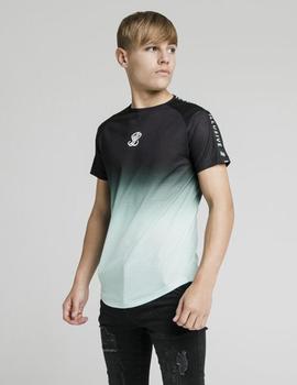 Camiseta Illusive London TAPE FADE LOGO - Black Mint