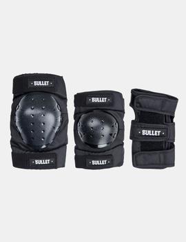 Set Protección BULLET Triple Padset - Black