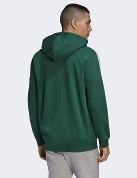 Sudadera Adidas Capucha 3-STRIPES FZ - Verde