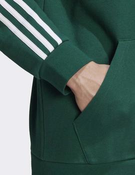 Sudadera Adidas Capucha 3-STRIPES FZ - Verde
