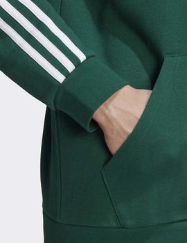 Sudadera Adidas Capucha 3-STRIPES FZ - Verde