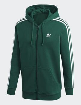 Sudadera Adidas Capucha 3-STRIPES FZ - Verde