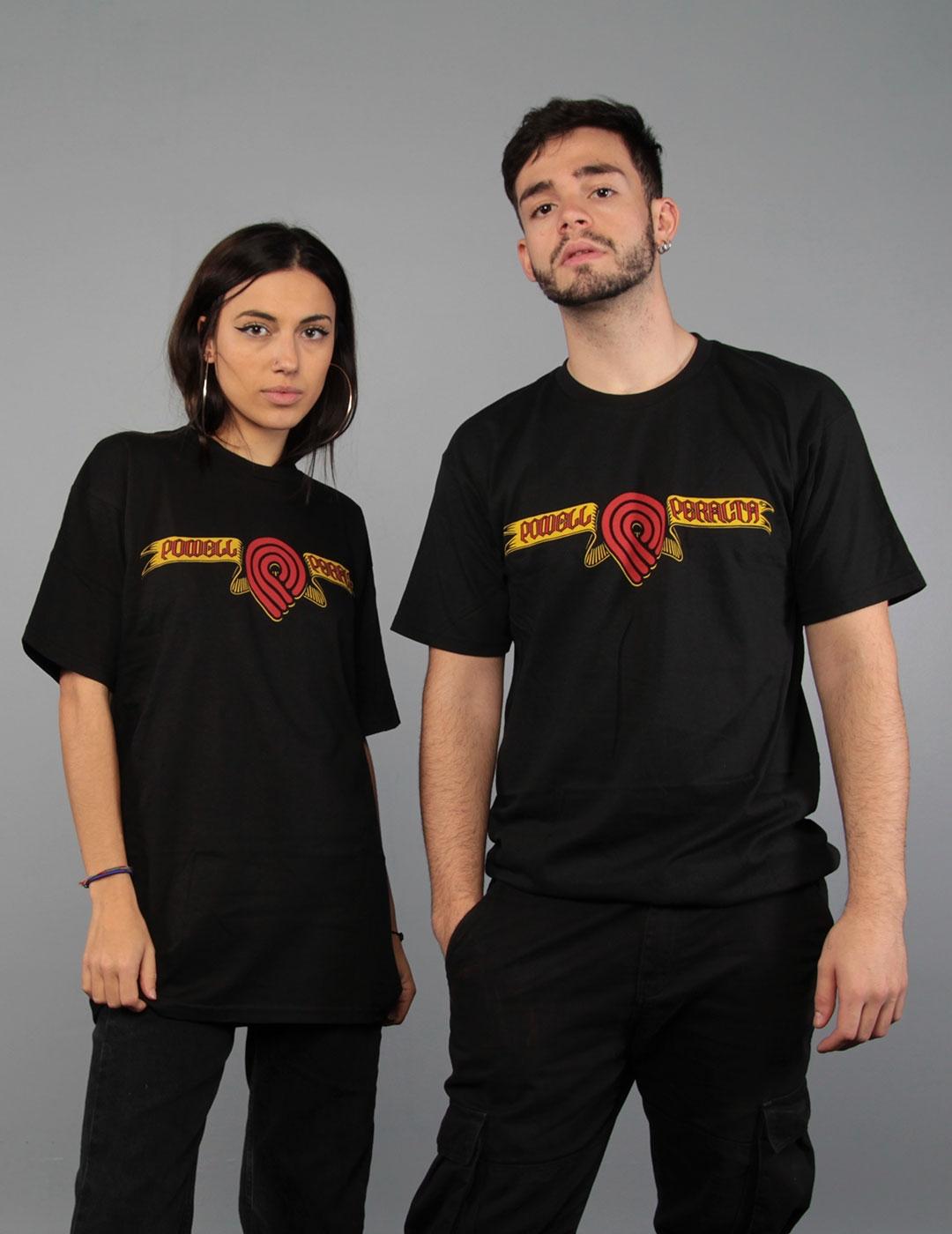 Camiseta PPP SKULL - SWORD BANNER - Negro