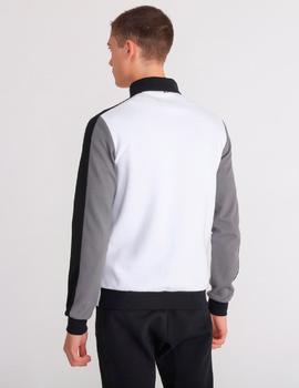 Chaqueta Le Coq  TECH FZ SWEAT N2 - NEW OPTICAL WHITE BLAC