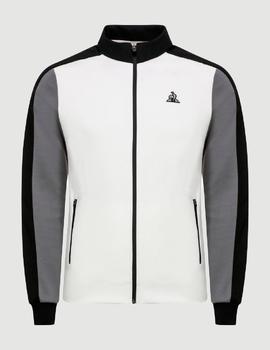 Chaqueta Le Coq  TECH FZ SWEAT N2 - NEW OPTICAL WHITE BLAC