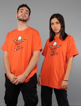 Camiseta Gonz SAD Logo - Naranja