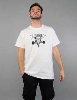 Camiseta Thrasher SKATEGOAT - Blanco