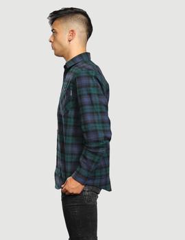 Camisa Carhartt PELKEY - DARK FIR BLUE