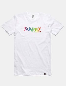 Camiseta APEX RAINBOW - Blanco