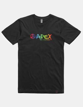 Camiseta (JUNIOR) APEX RAINBOW - Negro