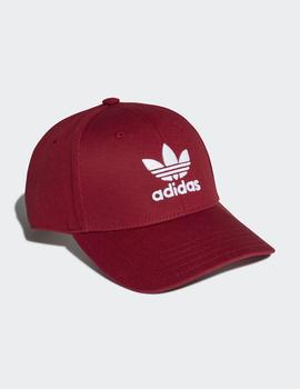 Gorra Adidas BASEB CLASS TREFOIL - Granate/Blanco