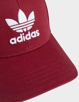 Gorra Adidas BASEB CLASS TREFOIL - Granate/Blanco