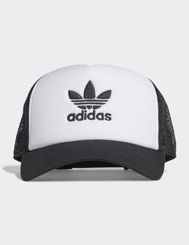 recuerda Recitar Registrarse Gorra Adidas ADICOLOR TRUCKER - Negro/Blanco