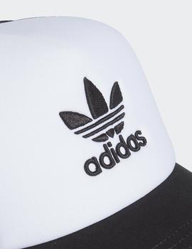 Gorra Adidas ADICOLOR TRUCKER - Negro/Blanco