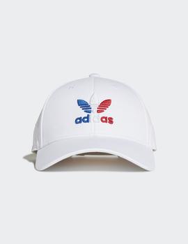 Gorra Adidas BASEB CLASS TREFOIL - Blanco/Tricol