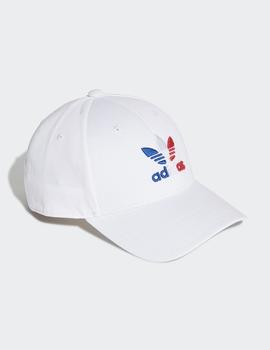 Gorra Adidas BASEB CLASS TREFOIL - Blanco/Tricol