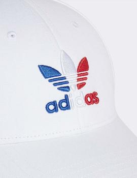Gorra Adidas BASEB CLASS TREFOIL - Blanco/Tricol
