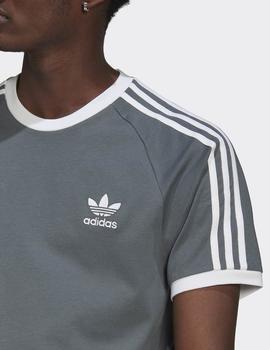 Camisetas Adidas 3 STRIPES - Gris