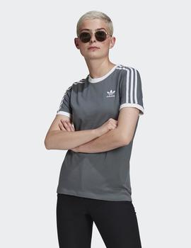 Camiseta Adidas WN 3 STRIPES - Gris Antracita