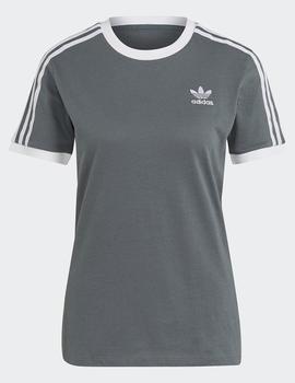 Camiseta Adidas WN 3 STRIPES - Gris Antracita