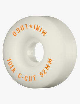 Ruedas MINI LOGO C-CUT 52MM 101A - Blanco