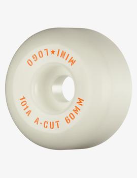 Ruedas Skate MINI LOGO A-CUT 60mm - 101a - Blanco (4 Ruedas)