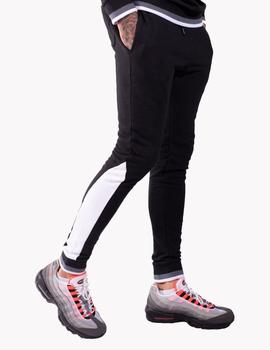 Pantalón RIBBED JOGGERS - Negro/Blanco