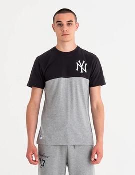 Camiseta New Era COLORBLOCK NY YANKEES - Marino/Gris