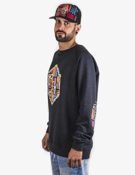 Sudadera Crew Confusion BUMBA - Negro