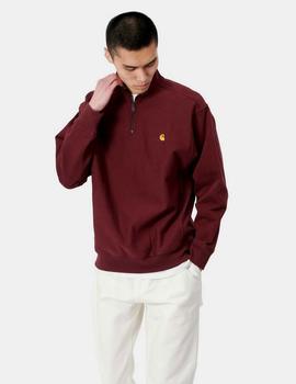 Sudadera Carhartt AMERICAN SCRIPT - Bordeaux