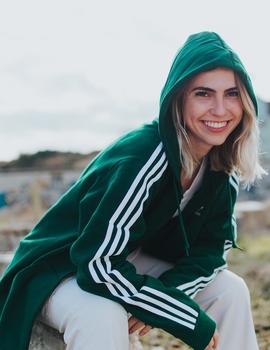 Sudadera Adidas Capucha 3-STRIPES FZ - Verde