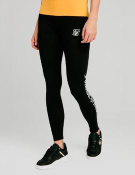 Leggins SIKSILK FOLLOW THE MOVEMENT LEGGINGS - BLACK