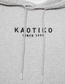 Sudadera Capucha Kaotiko VANCOUVER - Gris