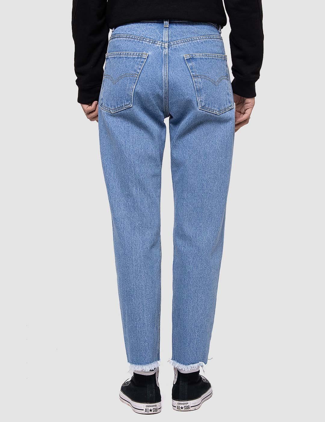 Pantalón Kaotiko CROPPED STRIGHT - Denim