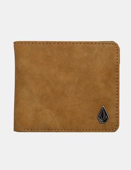 Cartera Volcom SLIM STONE Camel