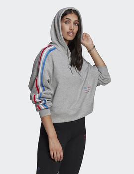 Sudadera Mujer Adidas GN2855 HOODIE - Gris vigoré