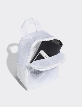 masculino arrebatar Realmente Mochila Adidas BP MINI - Blanco Transparente