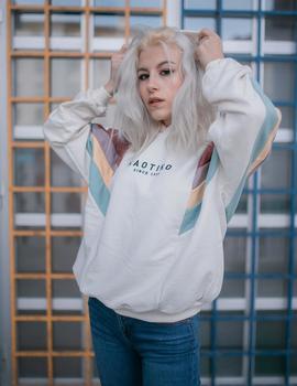 Sudadera Capucha Kaotiko KARA - Marfil