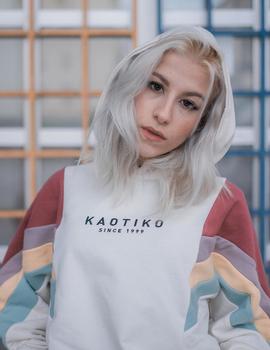 Sudadera Capucha Kaotiko KARA - Marfil