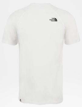 Camiseta TNF RAGLAN RED BOX - White/Black