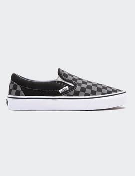 Zapatillas Vans CLASSIC SLIP ON - Black/Pewter Checkerb