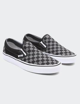 Zapatillas Vans CLASSIC SLIP ON - Black/Pewter Checkerb